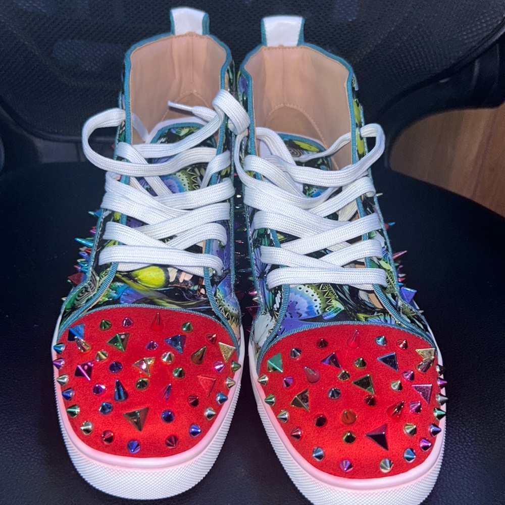 Christian Loubiton Multicolor red bottoms